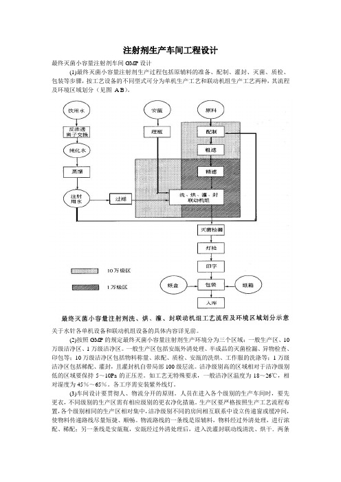 注射剂生产车间工程设计