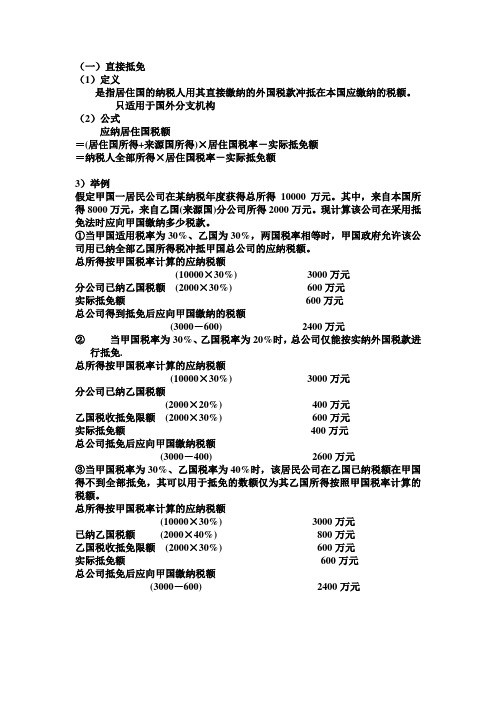 国际会计期权期货考试复习