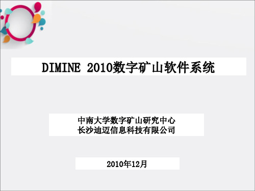 《DIMINE软件系统》PPT课件