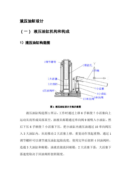 液压千斤顶毕业设计完整版样本