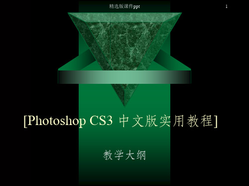 PhotoShop图像的色调和色彩调整精讲ppt课件