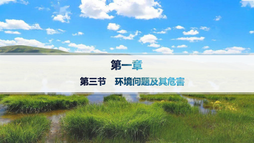 人教版高中地理选择性必修3资源、环境与国家安全 第1章自然环境与人类社会 第三节 环境问题及其危害