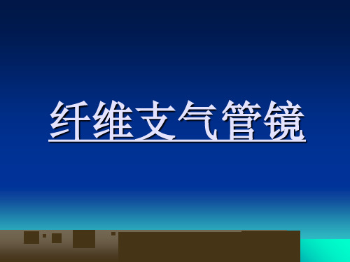 实用纤支镜课件讲解