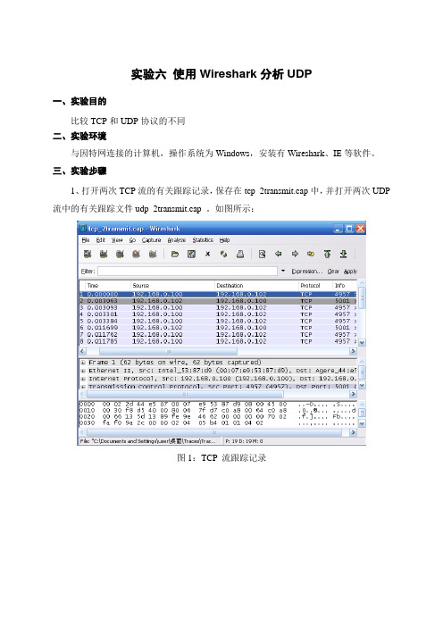 使用Wireshark分析UDP