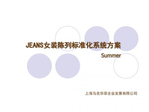 服装业-jeans女装陈列标准化系统方案.ppt