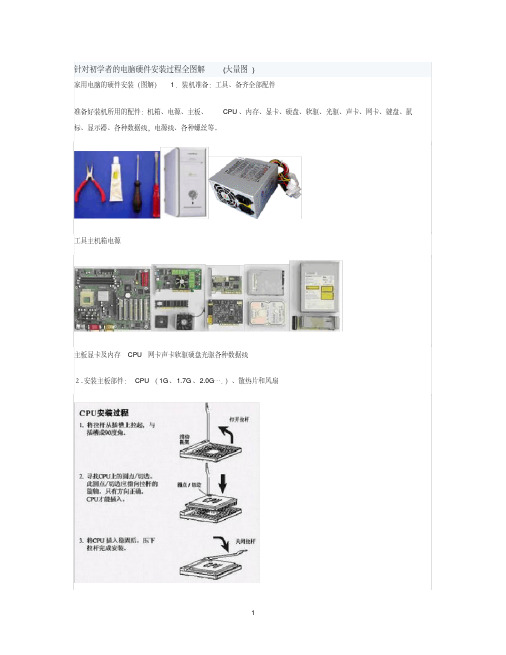 针对初学者的电脑硬件安装过程全图解(大量图)