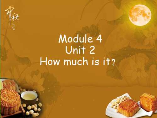 新外研版四年级英语上册Module 4 Unit 2 How much is it 课件.ppt