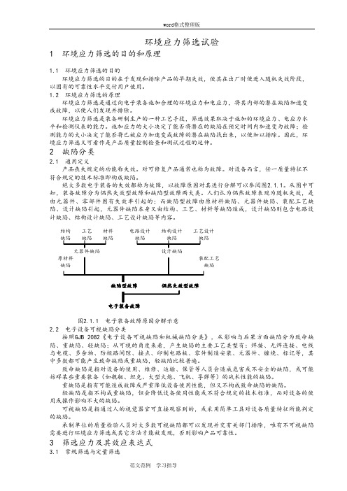 环境应力筛选试验