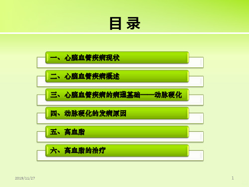 心脑血管疾病基础知识PPT课件