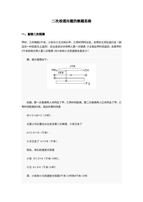 次相遇问题的解题思路