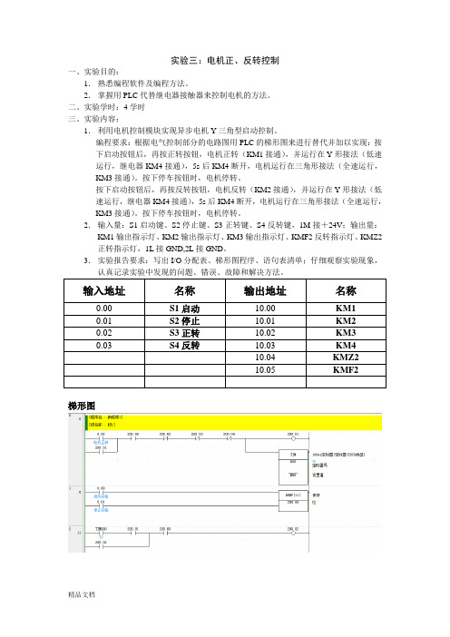 PLC电机正反转实验-欧姆龙-自动化