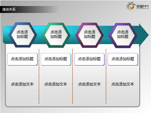 7种PPT递进关系图表