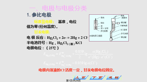 电极的构造和原理PPT课件