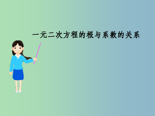 八年级数学下册 2.4 一元二次方程根与系数的关系 浙教版