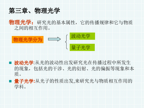 第三章 物理光学汇总