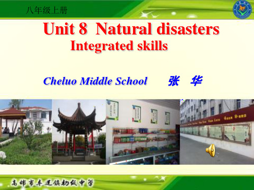 译林牛津版 8A Unit8 Integrated skills公开课教学课件共26张PPT