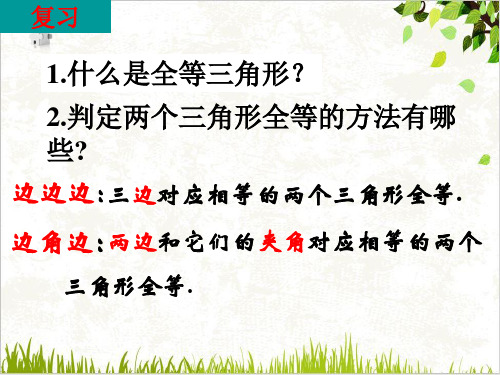 人教版八年级上册1三角形全等的判定(ASA,AAS)课件