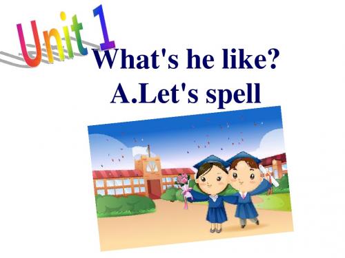 2015新版PEP小学五年级英语上册Unit-1-Let's-spell