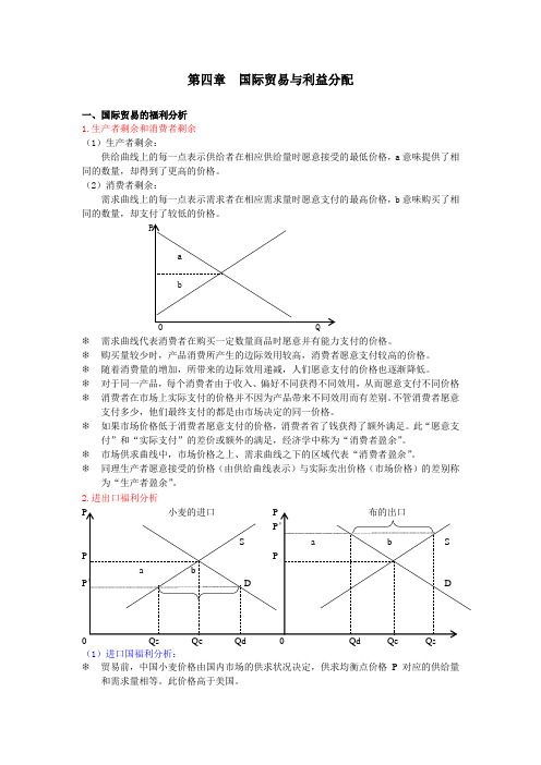 国际贸易与利益分配