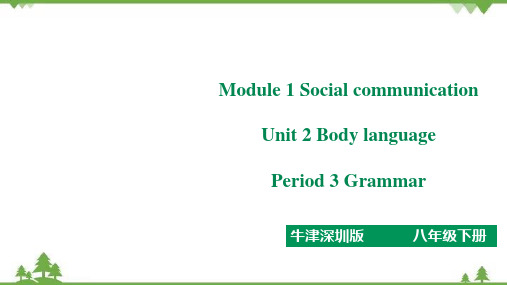 Module1Unit2BodylanguagePeriod3Grammar