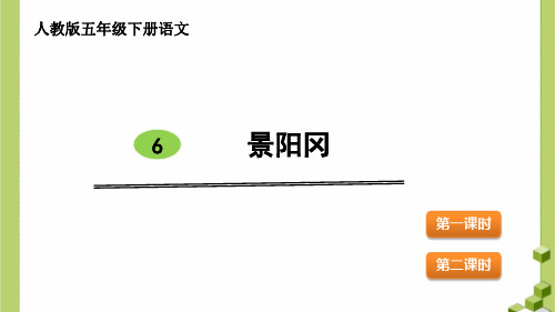人教部编版五年级下册《景阳冈》课件