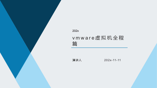 VMware虚拟机全程篇PPT模板