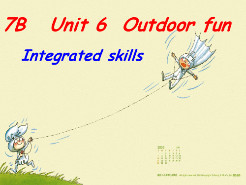 牛津译林版7BUnit6OutdoorfunIntegratedskills(24张PPT)(1)