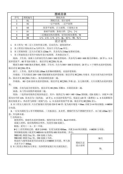 工程量清单计价实例(含图纸)[2]