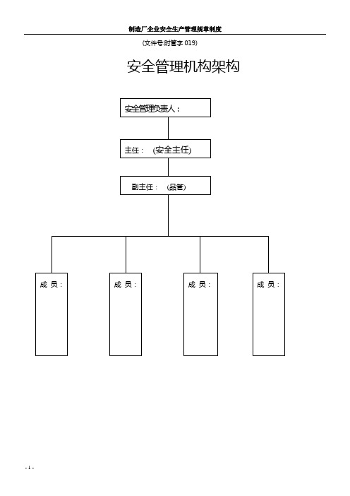 【制度范例】钟表制造厂企业安全生产管理规章制度(WORD49页)