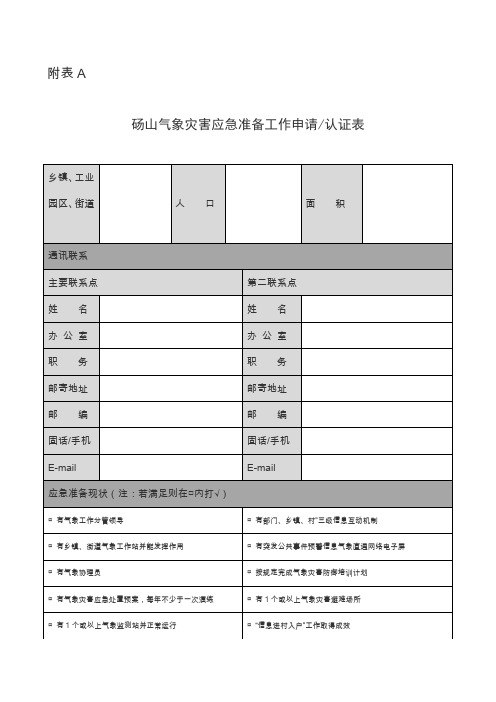 砀山气象灾害认证