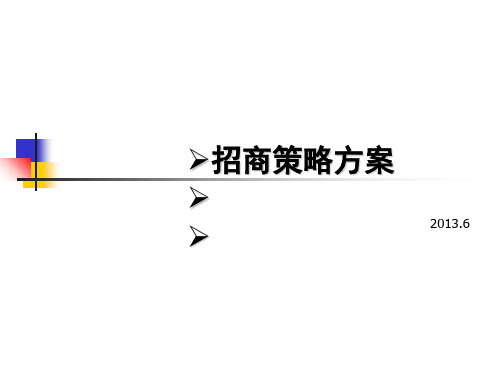 某文化产业园招商策略方案(PPT 62张)