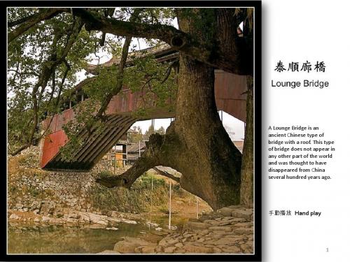 泰顺廊桥(浙江温州)  Lounge Bridge