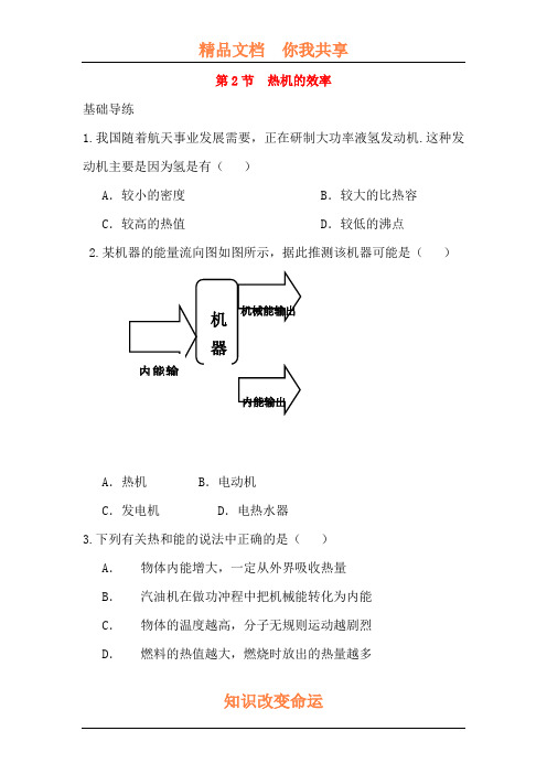 热机的效率练习题