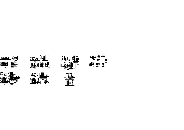 【设计图纸】跌水叠泉设计施工图023(精选CAD图例)