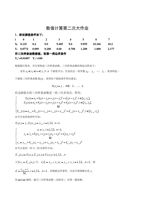 计算方法大作业(第二次)