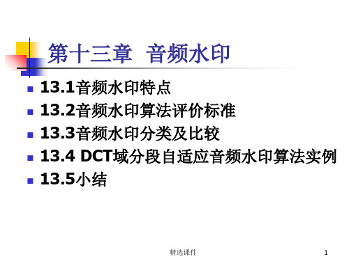 《信息隐藏技术》PPT课件