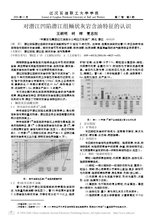 对潜江凹陷潜江组鲕状灰岩含油特征的认识