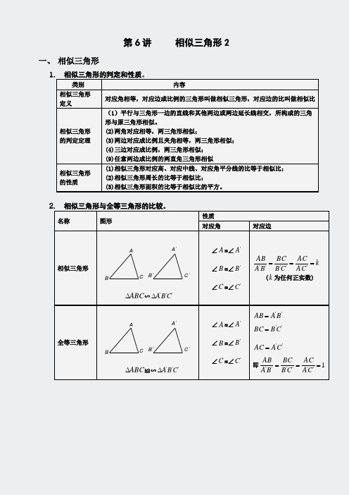 奥数-相似基础2学