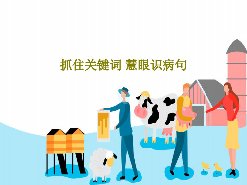 抓住关键词 慧眼识病句共37页