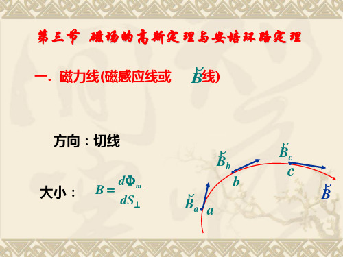 4.3磁场的高斯定理与安培环路定理