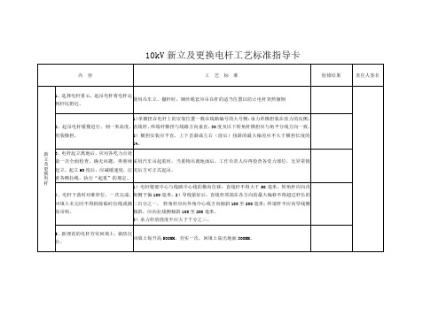 作业指导卡