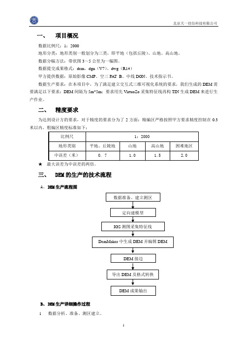 DEM制作流程及注意事项