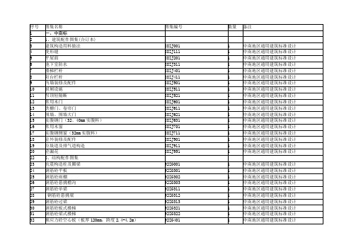 常用标准图集