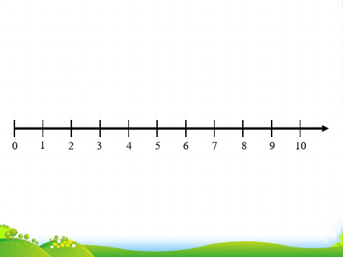 沪教版一年级数学下册《数射线上的数》优质课课件