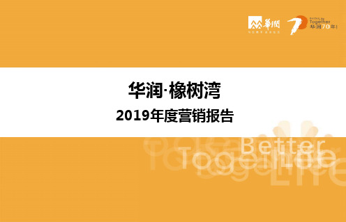 华润橡树湾房地产的项目营销的的策划的报告-106页精选文档