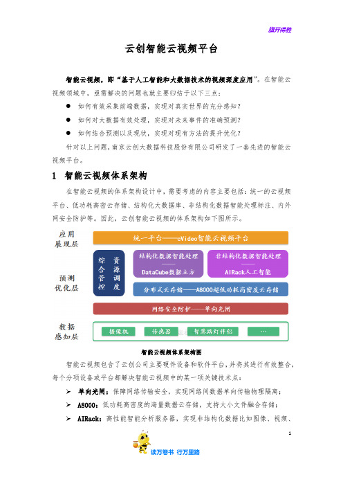 云创智能云视频平台