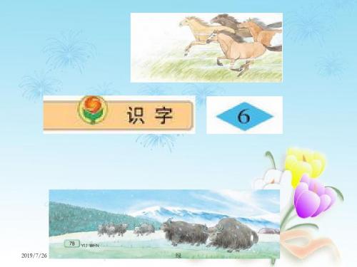 苏教版语文二年级上册课件识字6ppt_精华整理