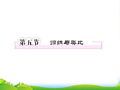 【走向高考】高三数学一轮复习 75归纳与类比课件 北师大