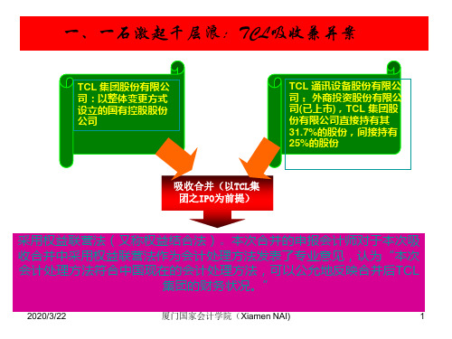 并购部分知识点