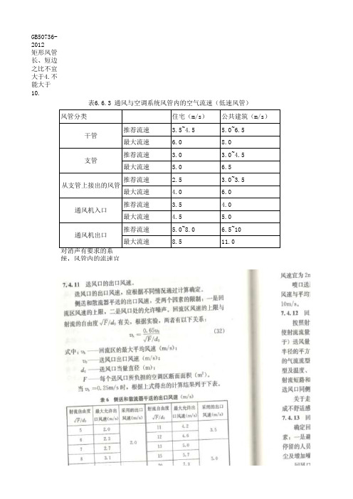 风管内风速